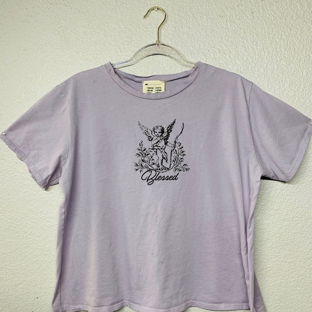 Lavender Crop Top